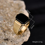 R3351g Men's High Quality Vintage Stainless Steel Styles Ring Jewelry