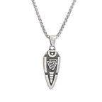 Viking Spear Stainless Steel Pendant Necklace