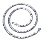 Black Cuban Chain Necklace 18K PVD 4MM