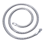 Black Cuban Chain Necklace 4MM