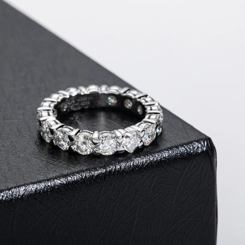 Heart Diamond Engagement Ring — 925 Silver