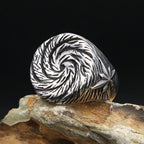 Spiral Ring — 316L Stainless Steel
