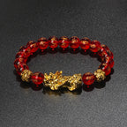 Color-Changing Natural Stone Pi Xiu Beaded Bracelet
