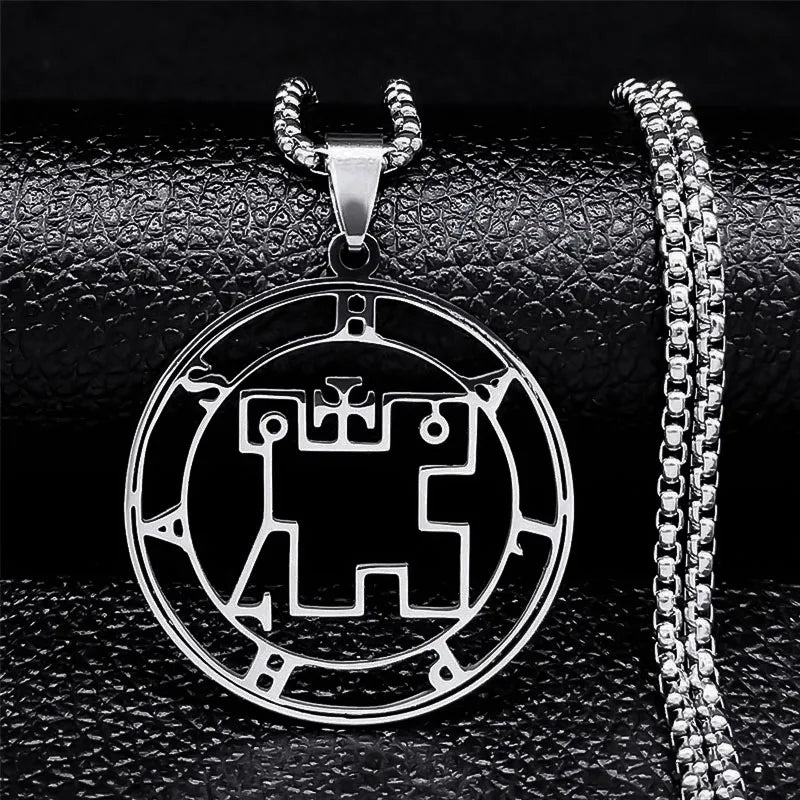 Lilith Demon Seal Necklace — Silver