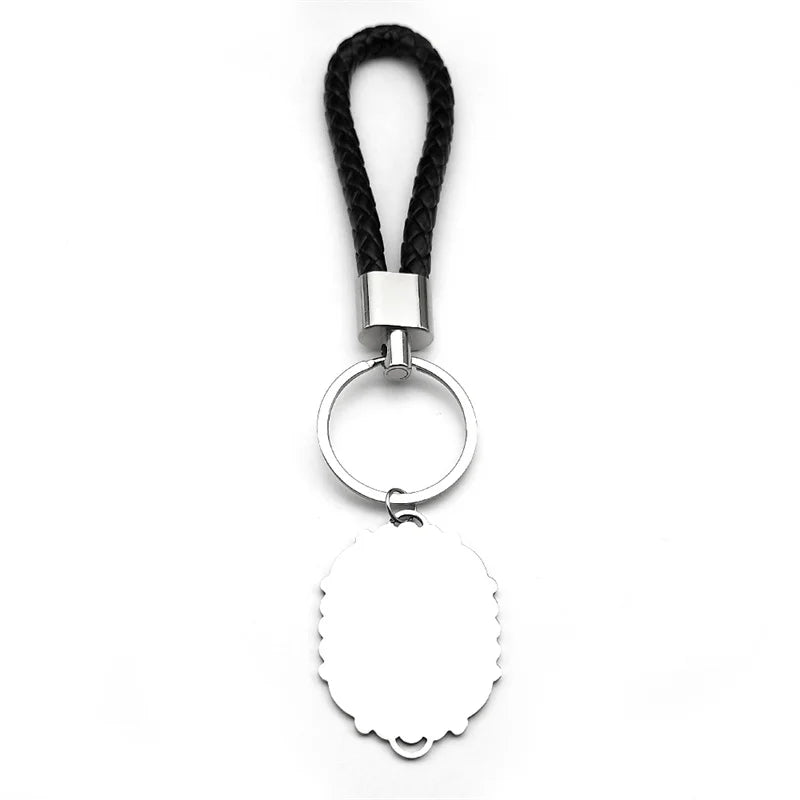 Skull Key Steel Pendant Gothic Skeleton Leahter