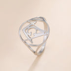 Masonic Freemasonry Signet Ring — Stainless Steel