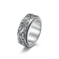 Demon Eye Steel Ring Retro Punk Rotatable
