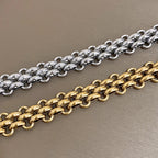 Chunky Thick Chain Statement Bracelet for Men — Stainless Steel