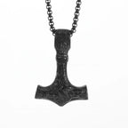 Nordic Ship Rudder Anchor Pendant — Stainless Steel