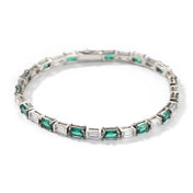 Iced Out Tennis Chain Bracelet — Stainless Steel