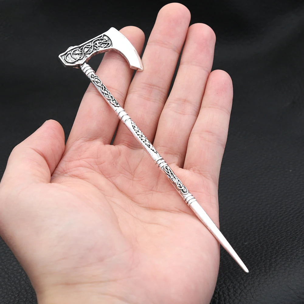 Viking Steel Jewelry Vintage Animal Hair Stick