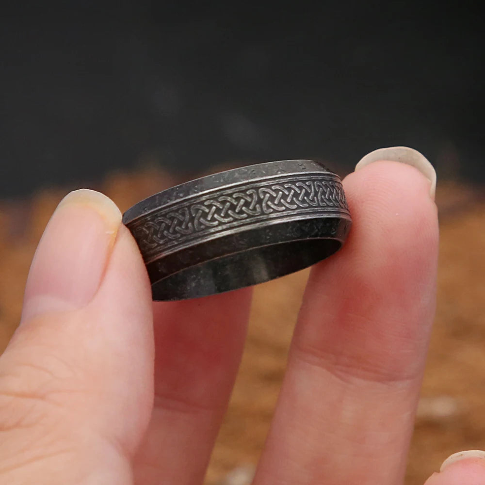 Viking Rune Ring — Stainless Steel