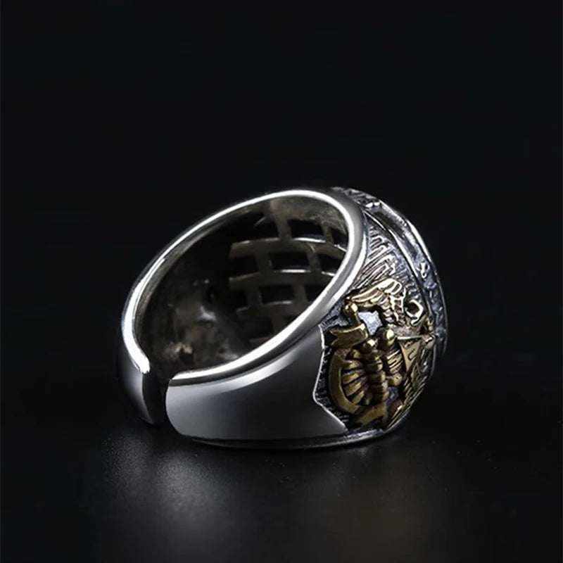 Eye of Providence Open Ring — Copper
