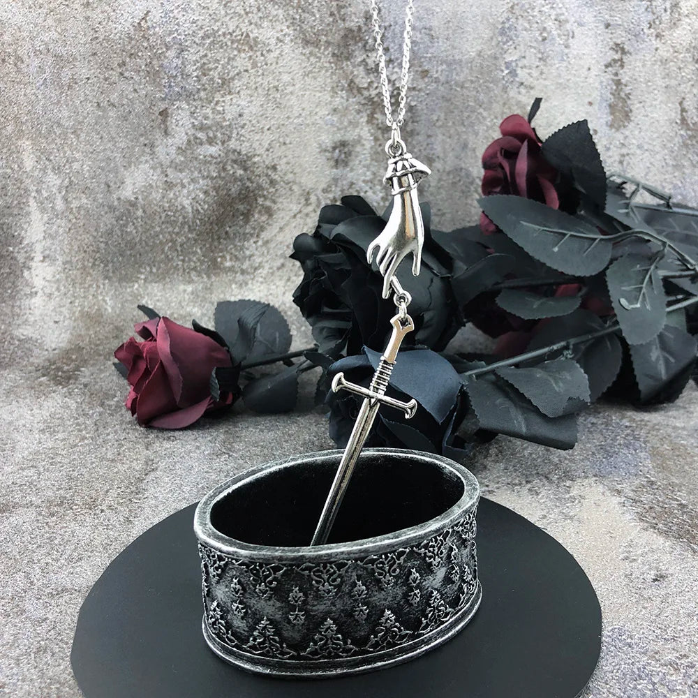 Tarot Silver Pendant Necklace