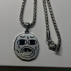 High-quality Stainless Steel Fashionable and Quirky Pendant Necklace for Men, a Hip-Hop Style Personalized Necklace
