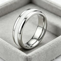10MM Wide Trendy Stainless Steel Ring For Woman And Man Valentine's Day gift