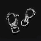 Dragon Keychain — Stainless Steel