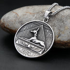 Anubis Steel Pendant Vintage Ancient Egyptian