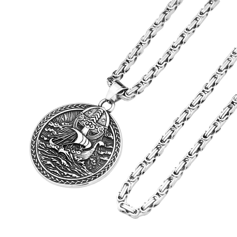 Scorpion Pendant Necklace — Stainless Steel