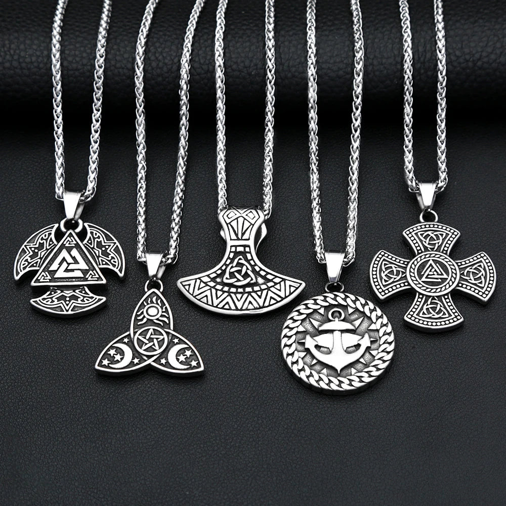 Viking Celtic Knot Pendant — 316L Stainless Steel