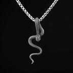 Good Polished Biker 2024 New 316L Stainless Steel Animal Snake Pendant Necklace Punk Rock Jewelry Man Women For Teens
