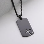 Stainless Steel Zeus Thunder Necklace Lightning Charm for Men and Women Hip Hop Trend Street Party Cool Jewelry