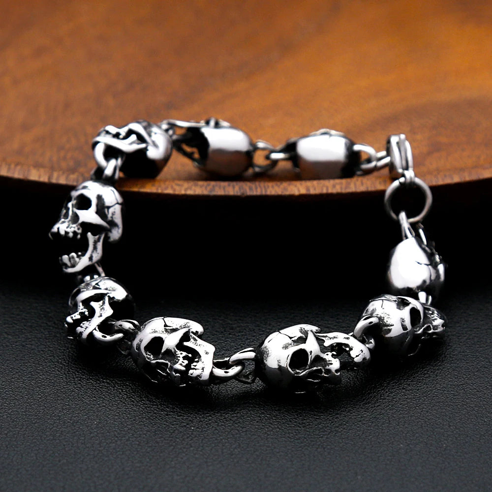 Skull Bracelet 316L — Stainless Steel
