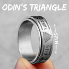 Vintage Nordic Viking Runes Celtic Knot Series Stainless Steel Womens Mens Rings Punk Biker Jewelry Creativity Gift