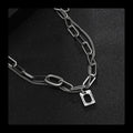 Double Layer Stacked Necklace — Stainless