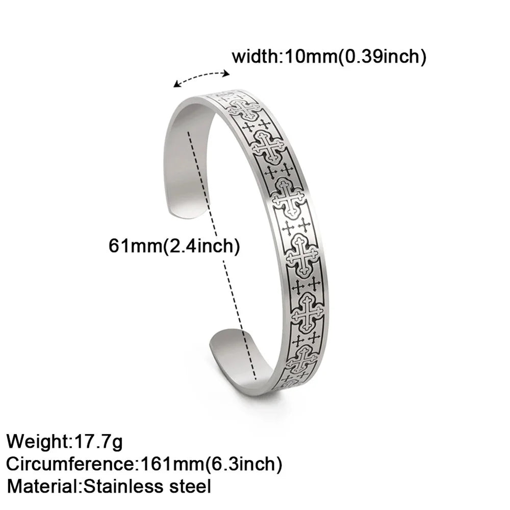 My Shape Vintage Viking Celtics Knot Bangles for Men Couple Stainless Steel Adjustable Open Cuff Bangle Bracelets