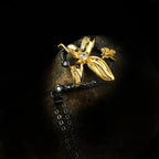 Gothic Death Moth Pendant Necklace