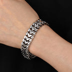 Polished 316l Stainless Steel Bracelet for Men 16MM Chain Link Men's Wrist Arm Jewelry Birthday Gifts for Boys Him