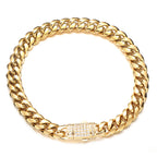 Cuban Chain Bracelet 6-14mm — Stainless