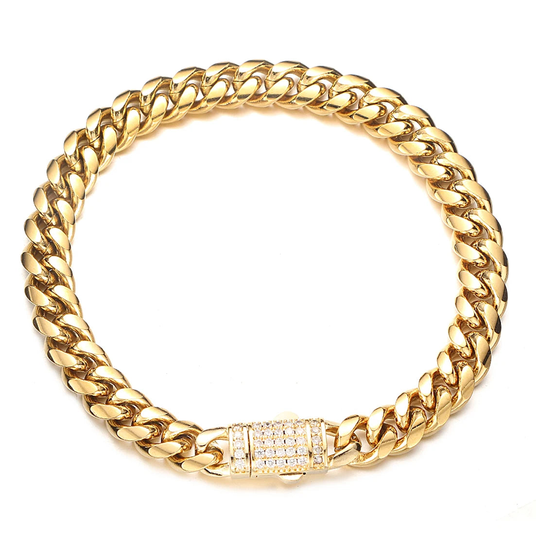 Cuban Chain Bracelet 6-14mm — Stainless