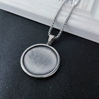New Vintage Witchcraft Pentagram Pendant Necklace Jewish Hebrew Tetragrammaton Stainless Steel Amulet Jewelry Gift for