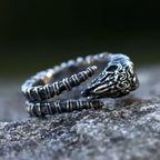 2022 NEW Men's 316L stainless steel Sheep Skull head rings for teen hip hop fashion punk Jewelry Gifts free shipping
