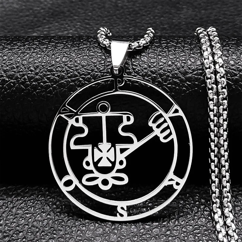 Sigil de Lucifer Baphomet Necklace — SS