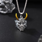New Street Punk pendant Necklace Vintage Ghost Mask Halloween overbearing Jewelry Gift pendant necklace jewelry wholesale