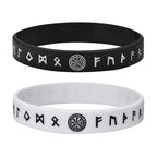 Viking Compass Silicone Bracelet 12mm