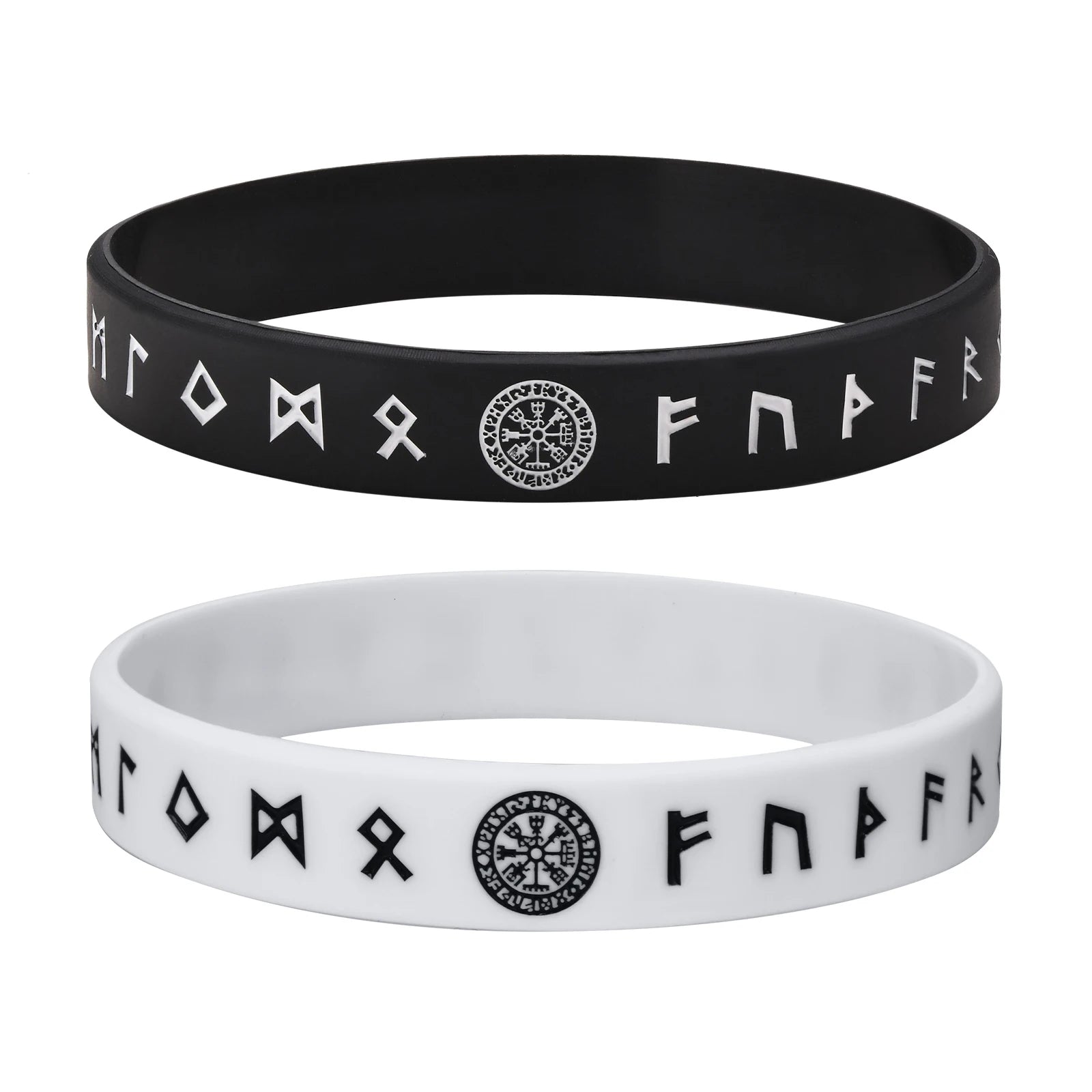 Viking Compass Silicone Bracelet 12mm