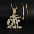 Men\'s Hip Hop Iced Out Dollar Sign Money Pendant Necklace Men\'s Punk Rap Rock Party Jewelry