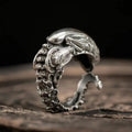Retro Skull Alien Ring — Stainless Steel