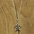 Star Silver Pendant Necklace