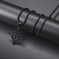 Sun Moon Star Trinity Pendant Necklace