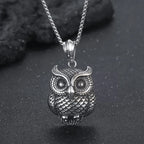 Punk classic animal pendant accessory Stainless steel stylish male Owl pendant