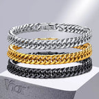 Miami Cuban Link Bracelet — Stainless Steel