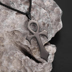 Vintage Egyptian Key of Life Ankh Cross Pendant Horus Patronus Necklace Men's Fashion Pharaoh Amulet Jewelry
