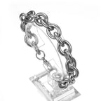 Silver Chain Bracelet 15mm — Silver
