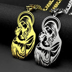 Jesus Cross Gold Pendant Necklace