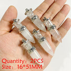 Crystal Quartz Iced Pendant — DIY Craft Set